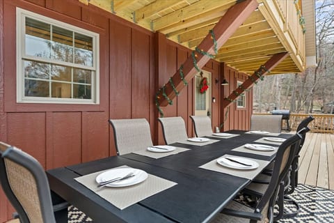 Outside dining