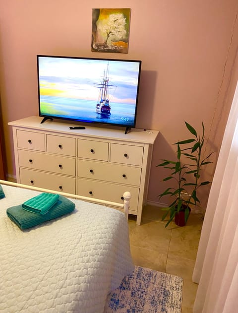 Bedroom #1 with 55” Tv