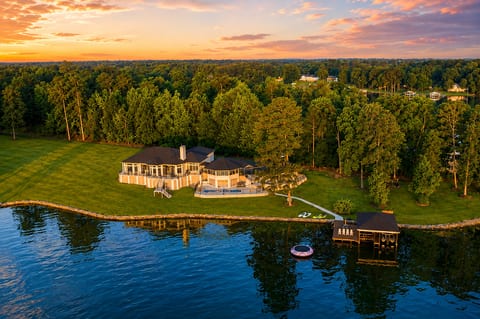 Aerial Few of the Estate - Hosted by LakeGastonVacationHomes