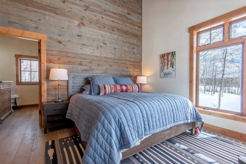 Master bedroom with ensuite and separate entrance.