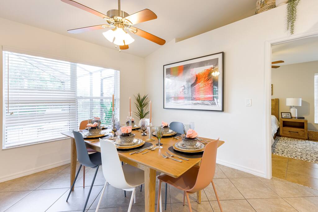 The holidays were a big hit for us last season with indoor dining for (8) and now outdoor dining for (6) we are looking forward to this coming season.  (Candles are not provided or allowed in the home)