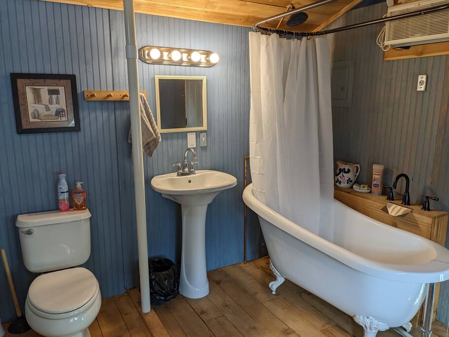McKinney Cabin bathroom.