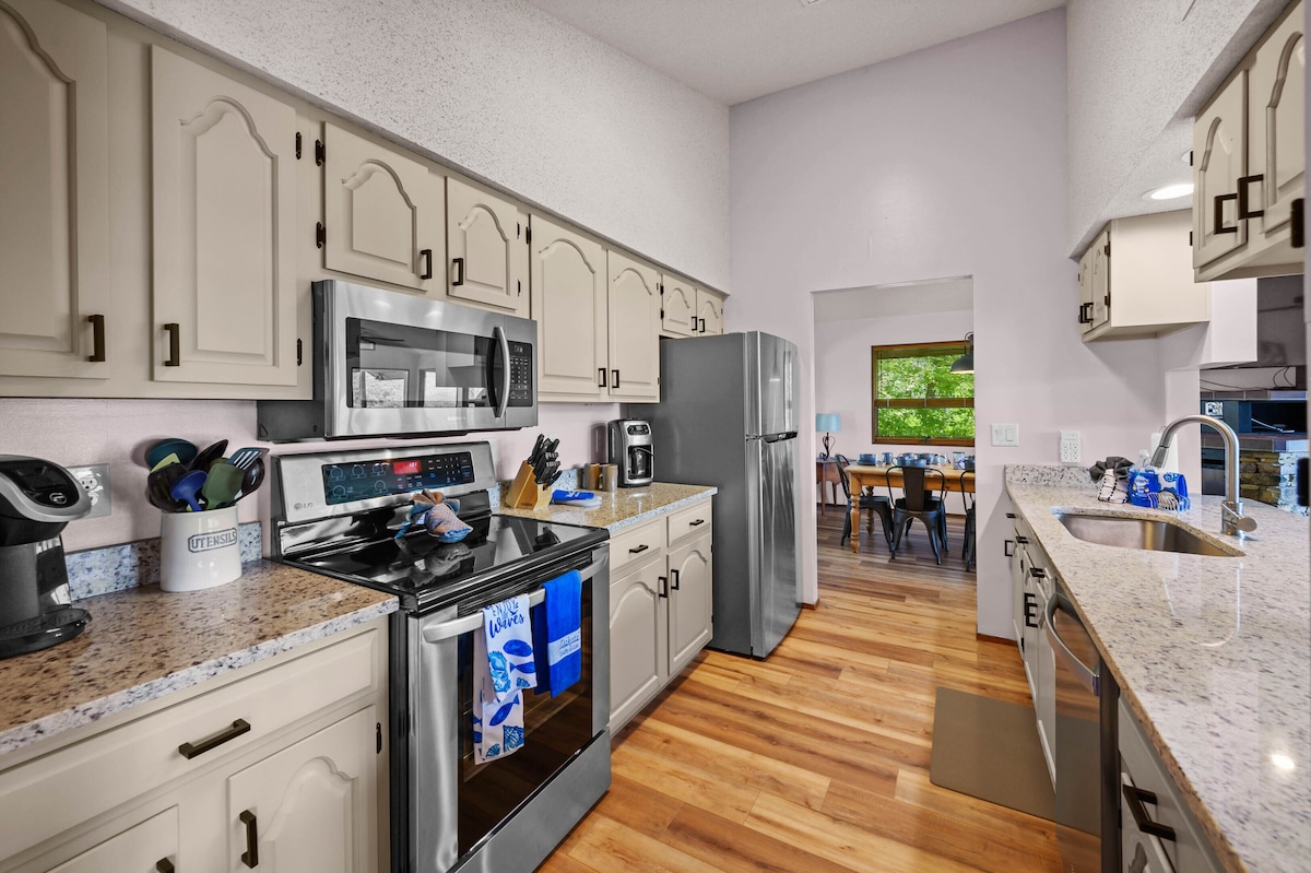 Everything you need to cook a meal in this updated kitchen