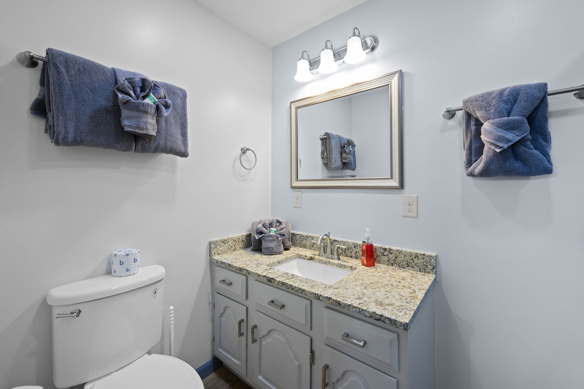 Private guest bathroom 