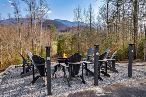 Sit in Front of The Fire while Enjoying the Amazing Views.