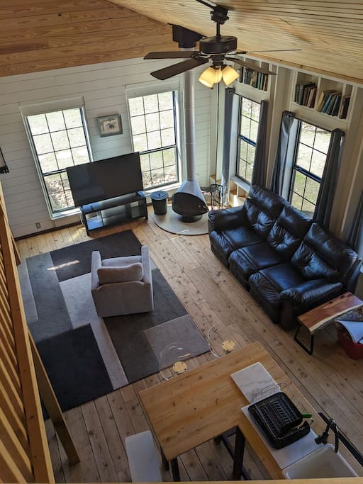 Living Room Bonham Cabin
