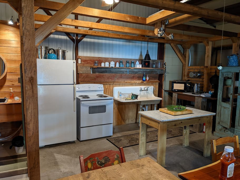 Kitchen inside Mess Hall