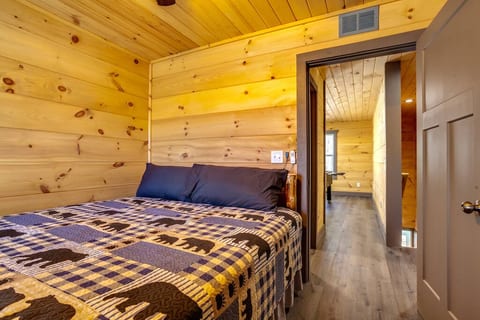 King bed upstairs.