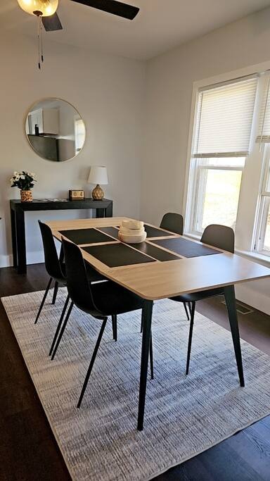 Dining area, seats four - Peaceful, Cozy & Convenient - Valdese