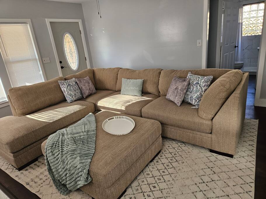 Super comfy sofa for lounging or watching t.v. - Peaceful, Cozy & Convenient - Valdese