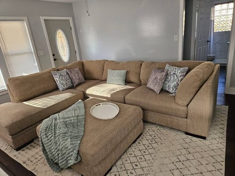 Super comfy sofa for lounging or watching t.v.