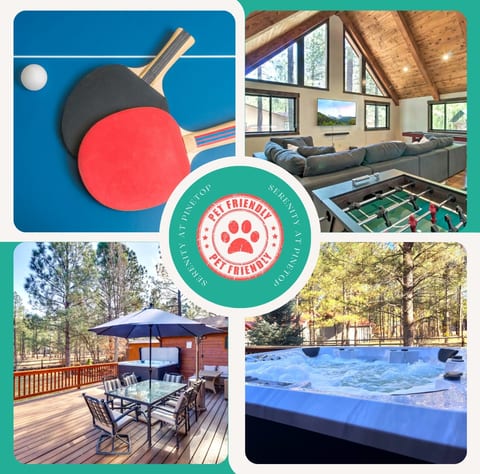 This 6-bedroom home features hot tub, ping pong, proximity to the best attractions & more!