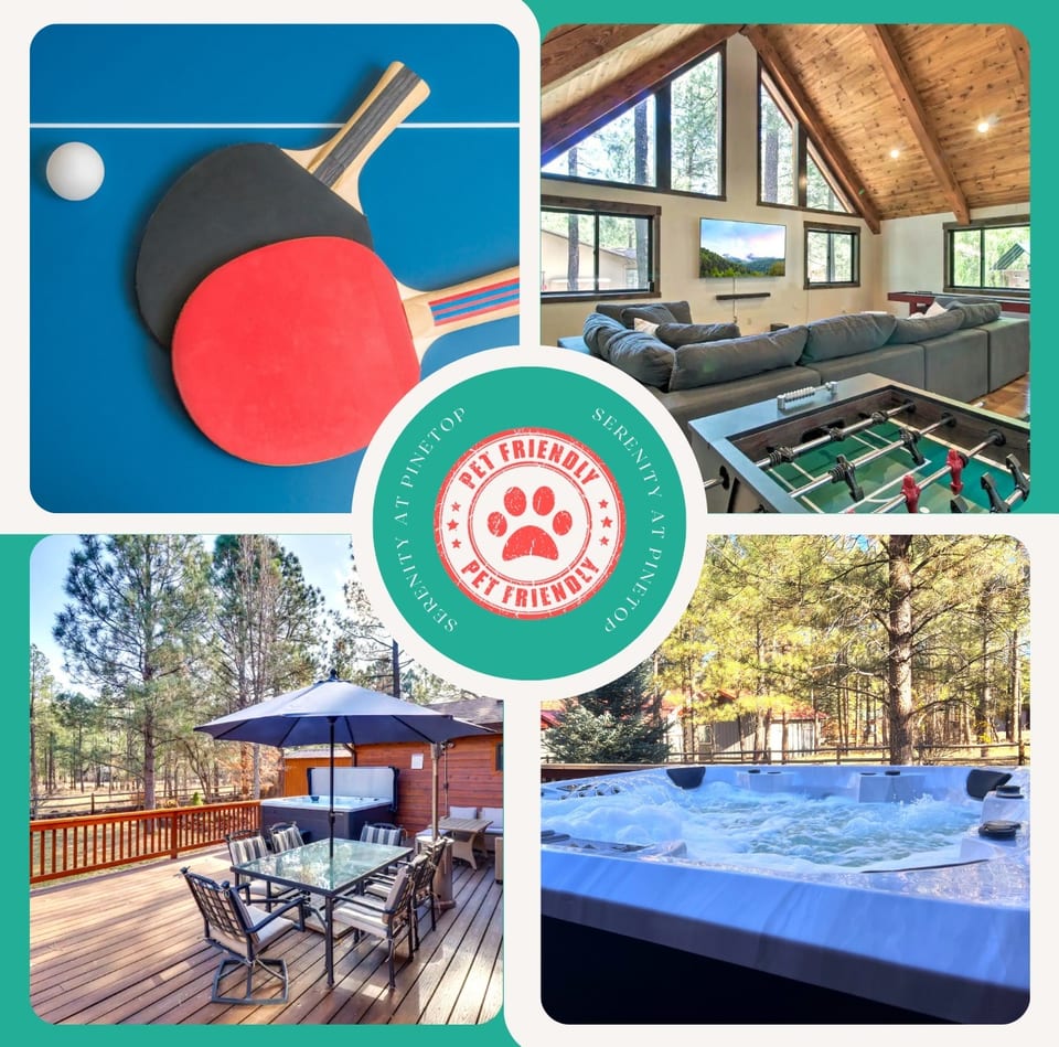 This 6-bedroom home features hot tub, ping pong, proximity to the best attractions & more!