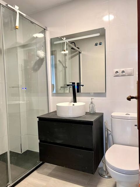 Toilet and shower