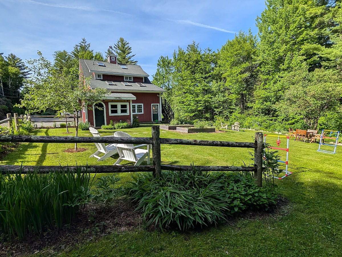 Whether you're playing lawn games, reading beneath the trees, or simply stretching out in an Adirondack chair, there's room to enjoy Vermont at your own pace.