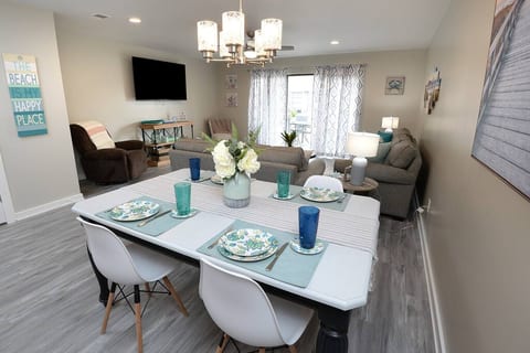 Dining Area & Living Room