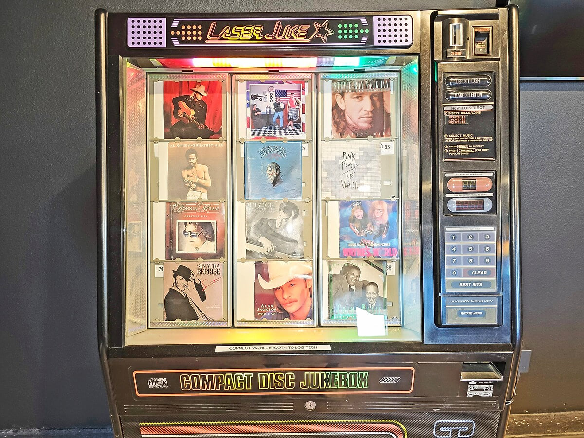 Step back in time with our vintage-inspired jukebox!