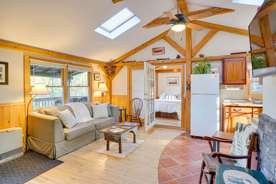 Living room 2 - this space can be bright and open, or close the shades on the skylights and have a cozy, warm nook.