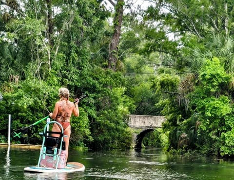 Bridge you have to go under to and from house if you choose to paddle from house