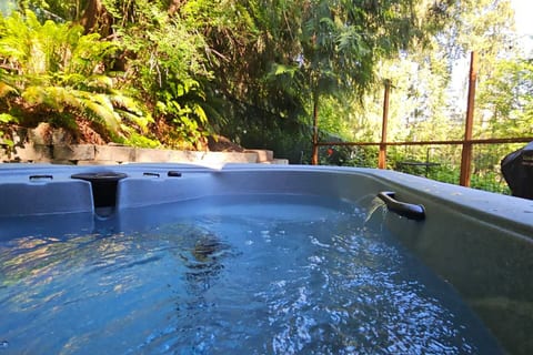 Our 3 person hot tub completes this listing as the perfect little getaway.