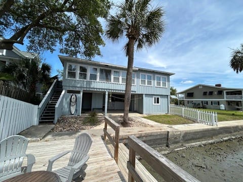 Back of home view from creek dock
