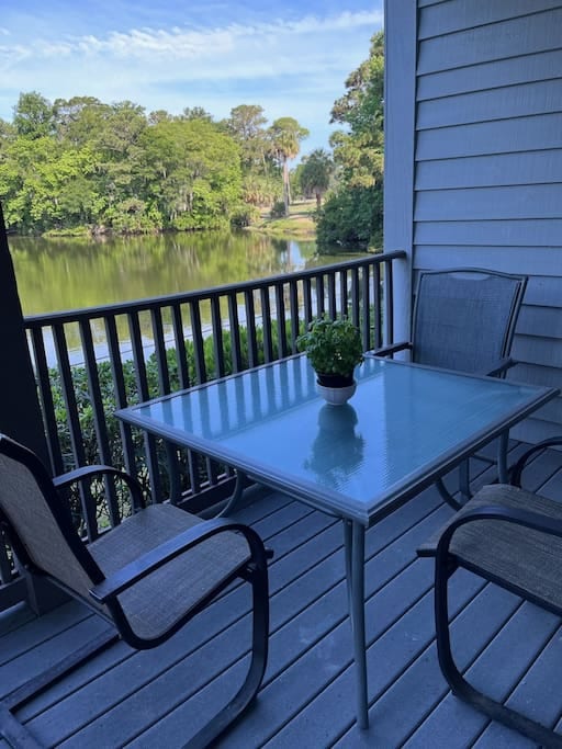 Lagoon front views from covered deck
