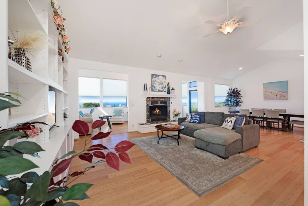 Breezy Ocean View 3BR 2.5BA House - Step-Free Stay