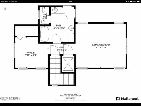 Master Suite.  Large areas.  The office space has a day bed with trundle.