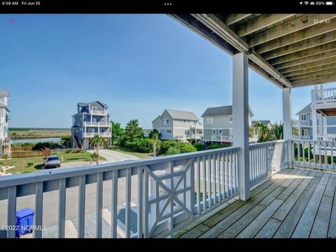 Back view from one of the six decks.  