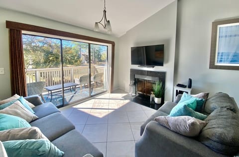 Great Room & Balcony Area