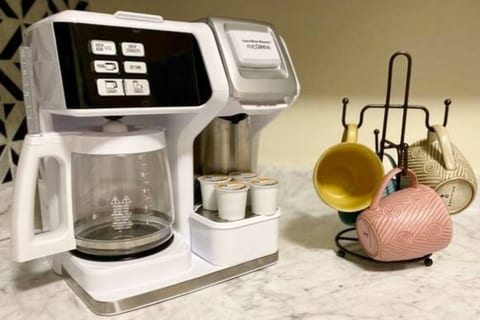 Coffee station.