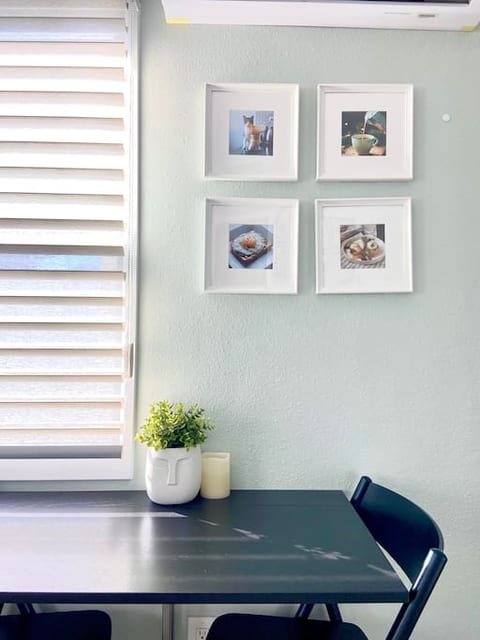 Dining area. Enjoy your morning coffee here!