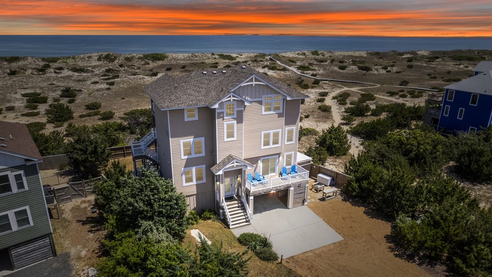 Embrace the beauty of OBX at Tranquil View. 