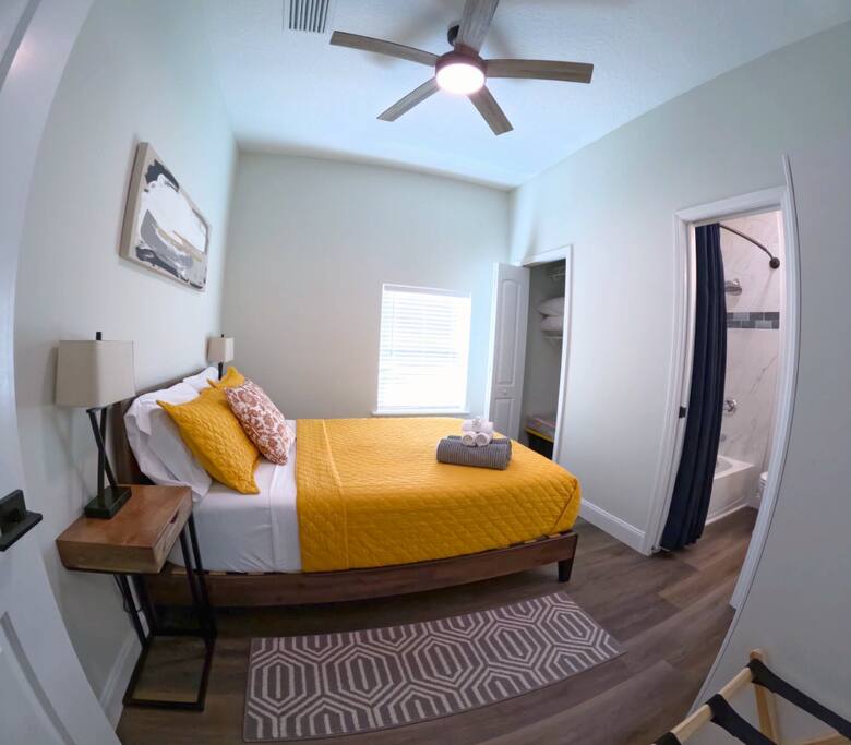 Bedroom #2 Bedroom #2 - Steps to Trolley #11, Tesla Charger, Walk Downtown - St. Augustine
