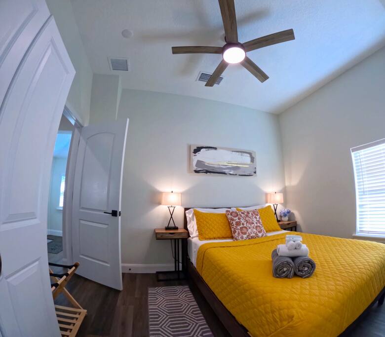 Bedroom #2 Bedroom #2 - Steps to Trolley #11, Tesla Charger, Walk Downtown - St. Augustine