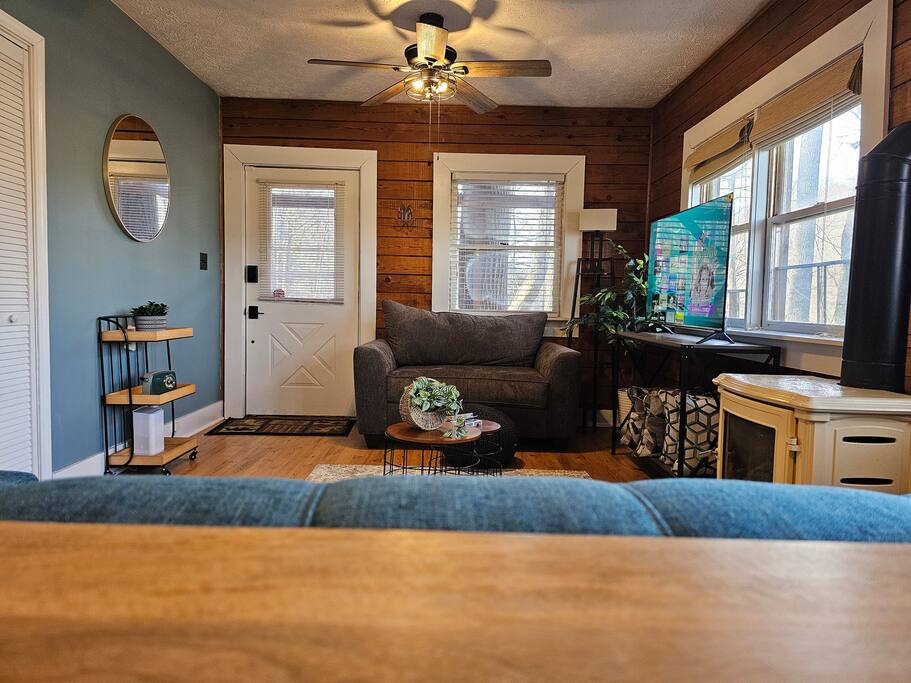 Cozy Cabin: Hot Tub, Fast 500Mbps Wi-Fi, Fireplace - Mars Hill Cozy Cabin: Hot Tub, Fast 500Mbps Wi-Fi, Fireplace - Mars Hill