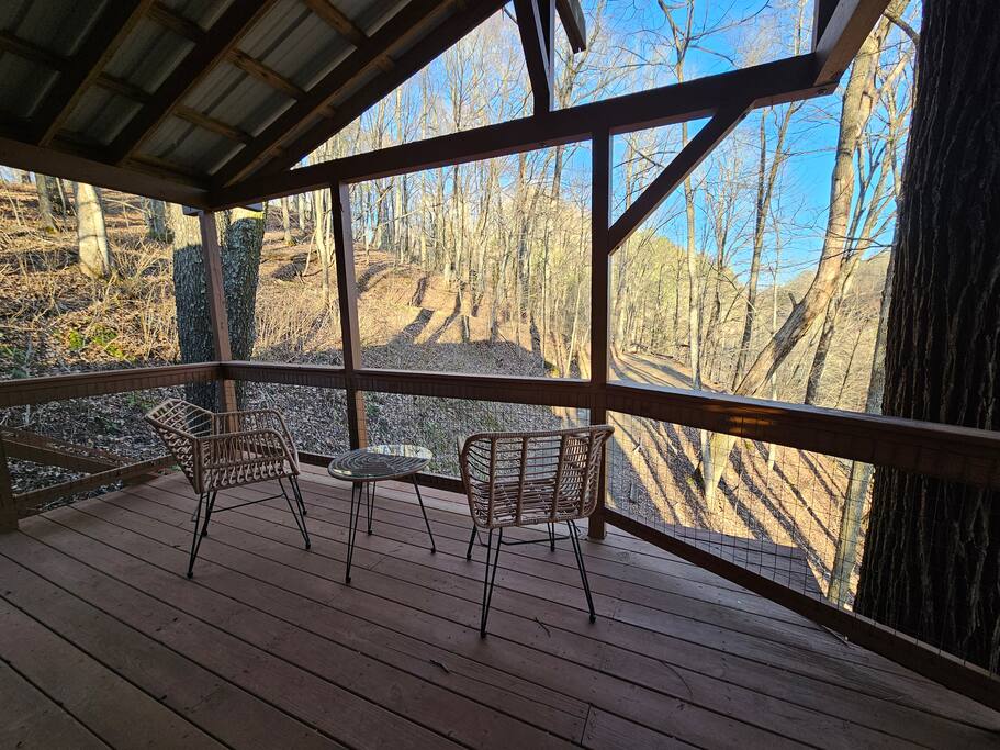 Cozy Cabin: Hot Tub, Fast 500Mbps Wi-Fi, Fireplace - Mars Hill Cozy Cabin: Hot Tub, Fast 500Mbps Wi-Fi, Fireplace - Mars Hill