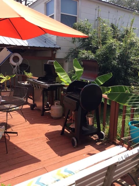 Smoker and grill available