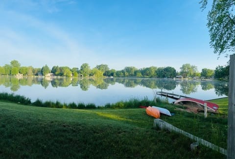 The water is often like glass in the early morning and late evening.  The reflection is pretty breath taking. 
