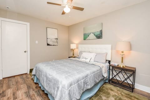 Retreat to your own private sanctuary – welcome to our cozy bedroom