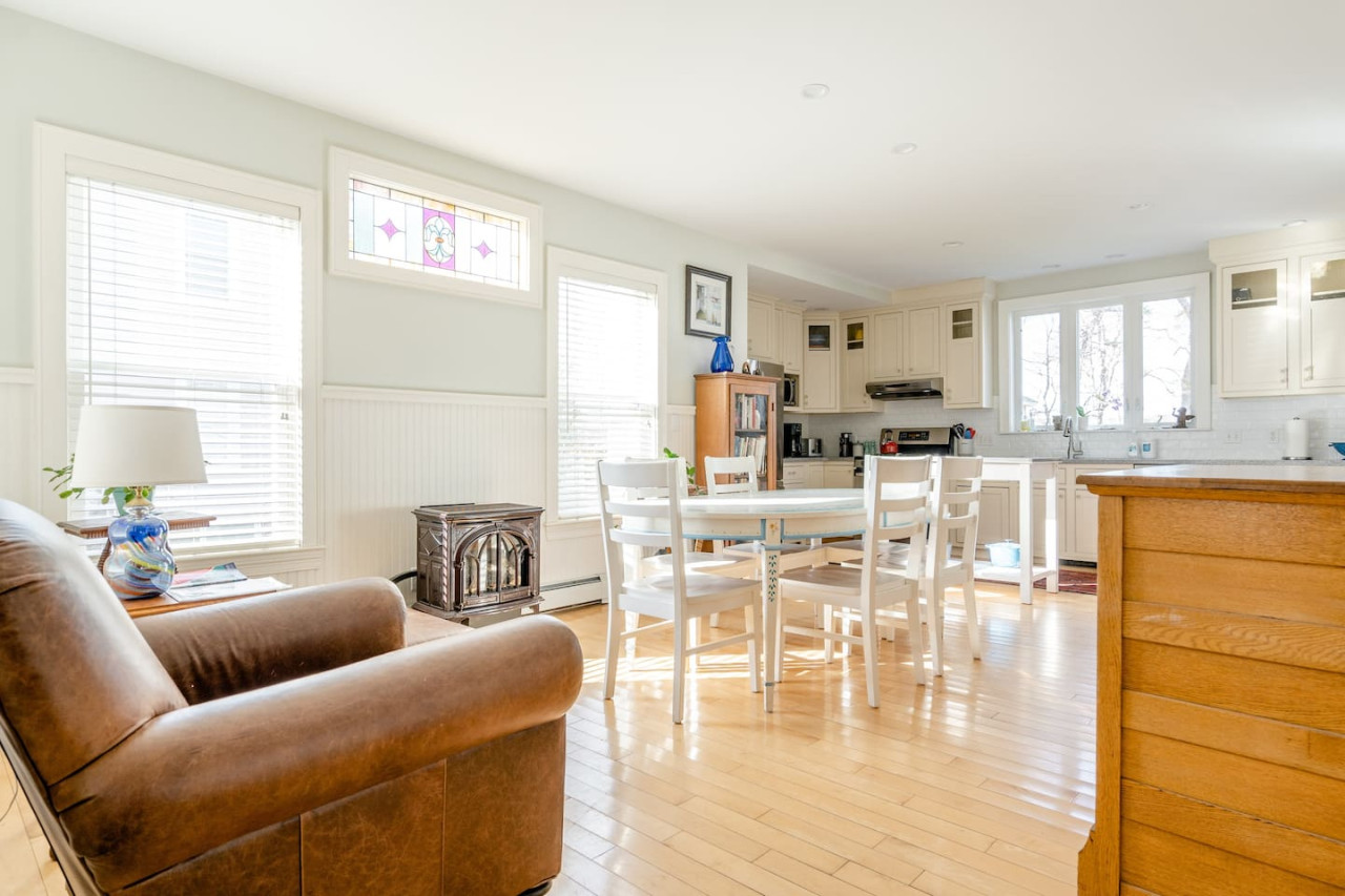 Spacious eat-in kitchen with all the essentials.