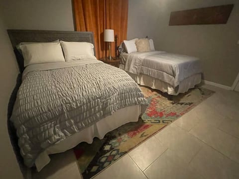 Experience the perfect blend of style and serenity in our bedroom.