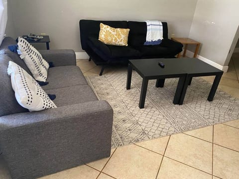 Unwind in style in our cozy and chic living room retreat.