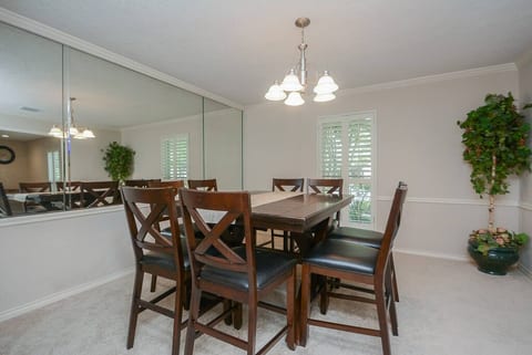 Celebrate good times and great food in our beautifully adorned dining room.