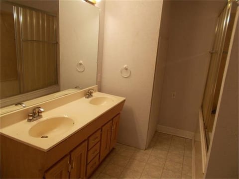 Step into serenity with the cleanliness and charm of our modern washroom.