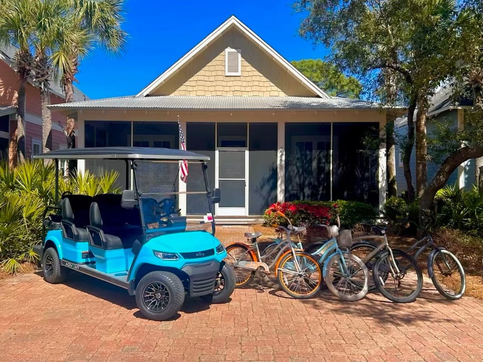 *5 Min to Beach* Golf Cart* Private Patio* Bikes - Miramar Beach