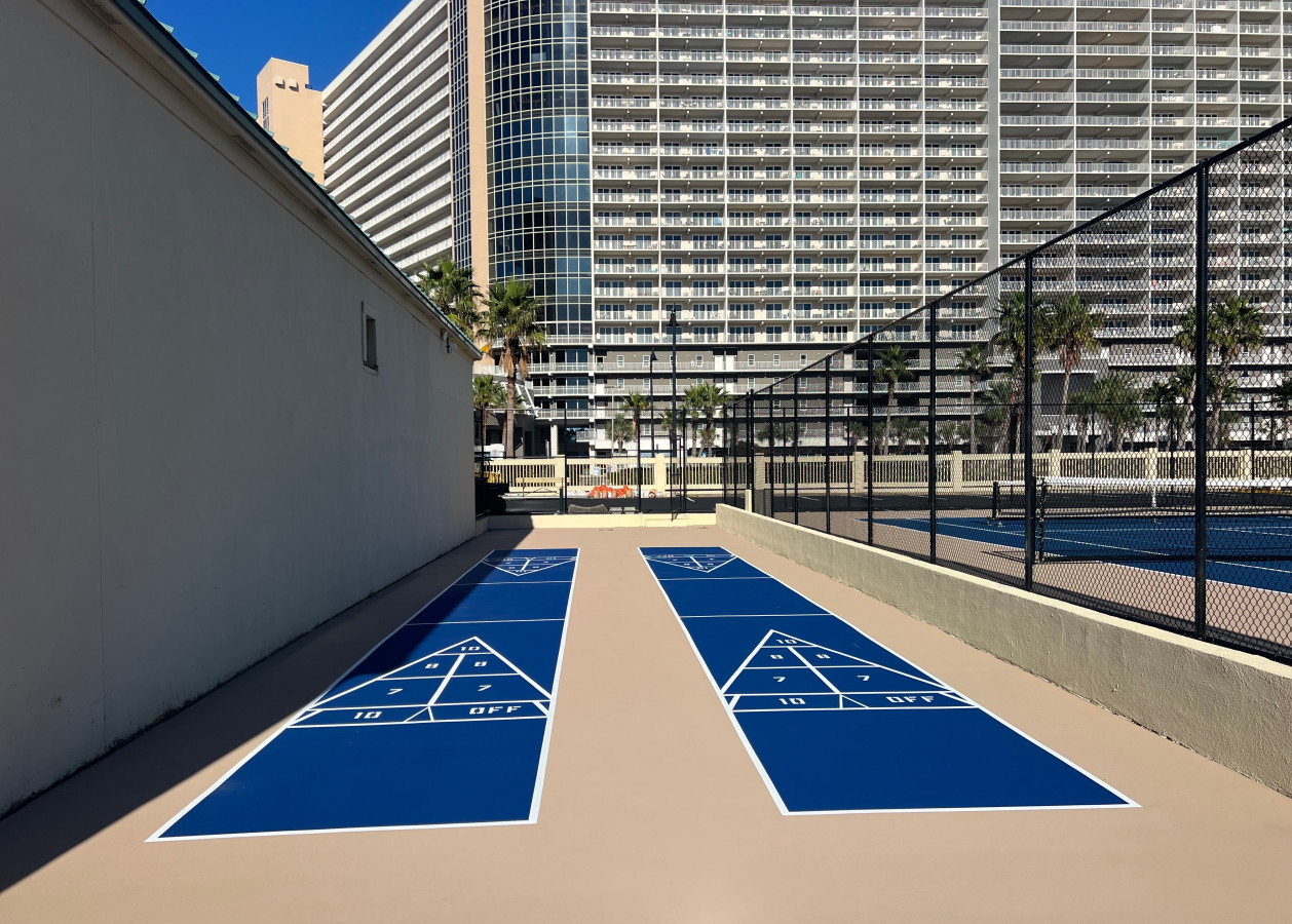 Sunbird Resort newly updated Shuffleboard Court!