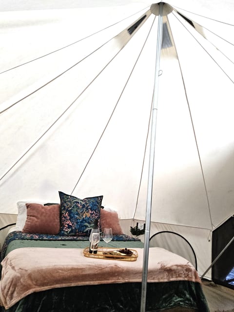 Glamping in the trees