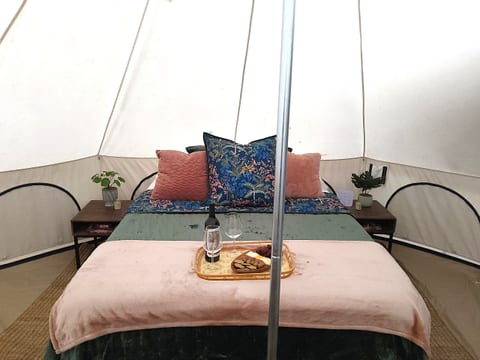 Glamping in the trees