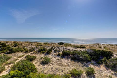 Beachfront:  Light and Waves atop the Dunes